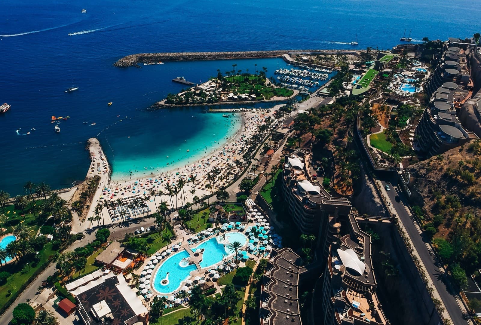 Costa de Gran Canaria desde el aire